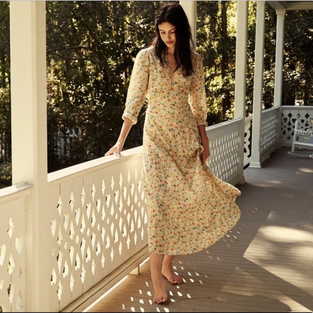 ISO Doen Charleston Dress in Tasha Garden Print